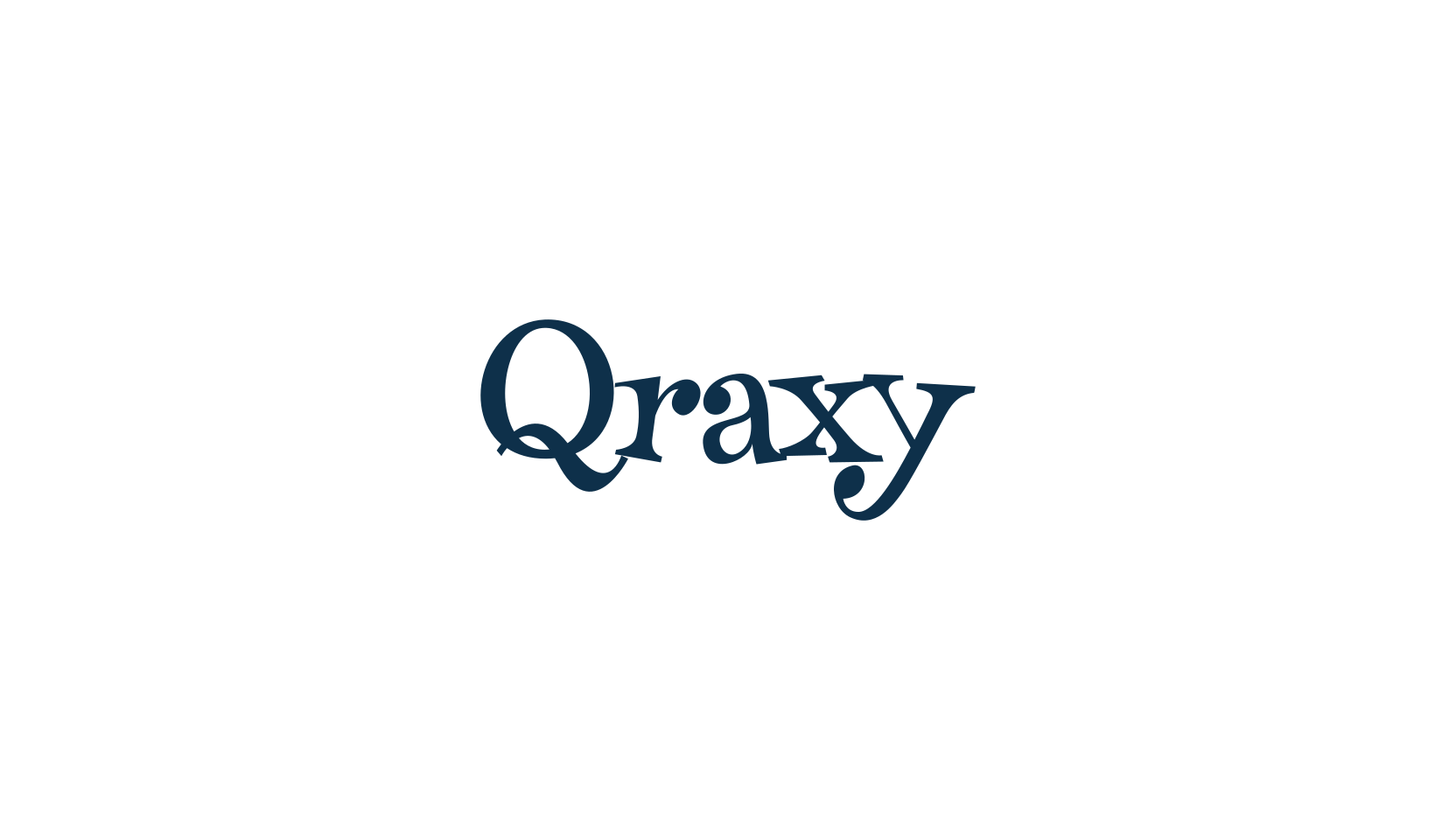 Qraxy, fancy cartoon decorative font preview