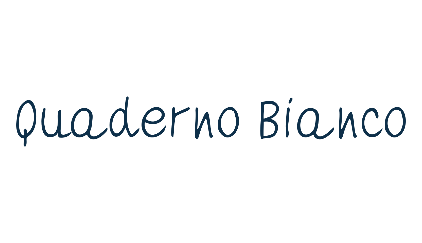 Quaderno Bianco, script handwritten fancy decorative calligraphy font preview