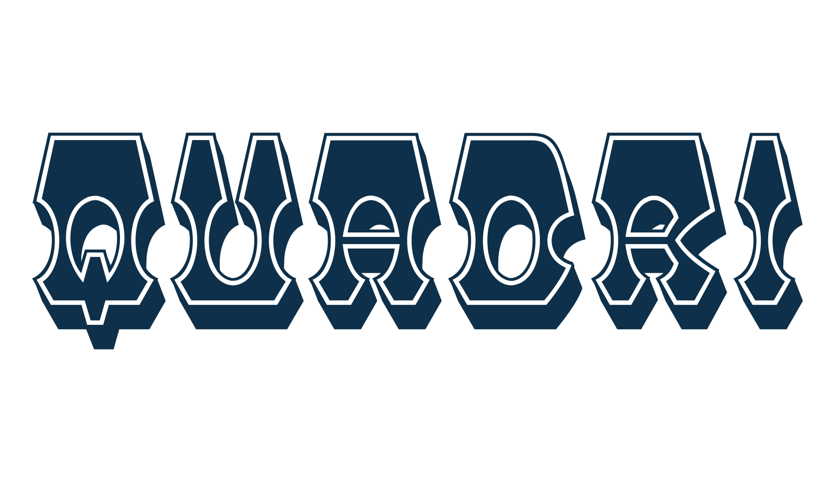 Quadri, fancy western decorative font preview