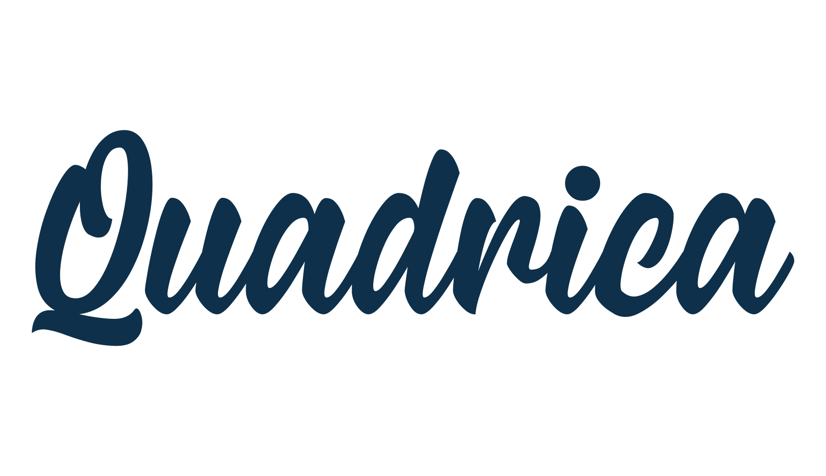 Quadrica, fancy decorative font preview