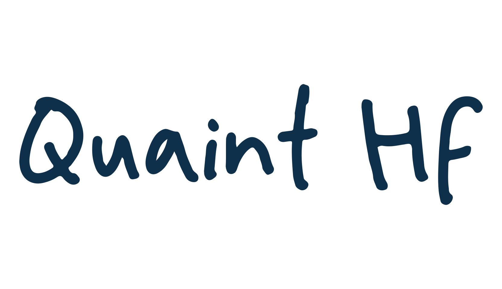 Quaint HF, handwriting font preview