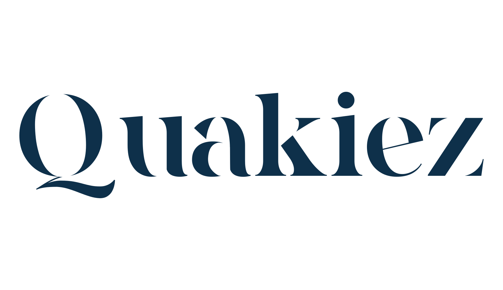 Quakiez, basic serif font preview