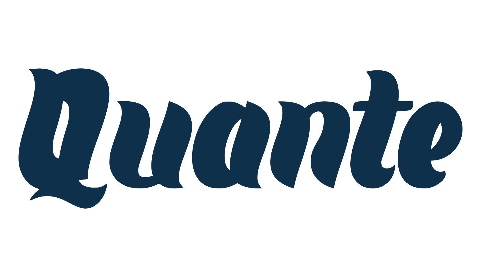 Quante, fancy various decorative font preview