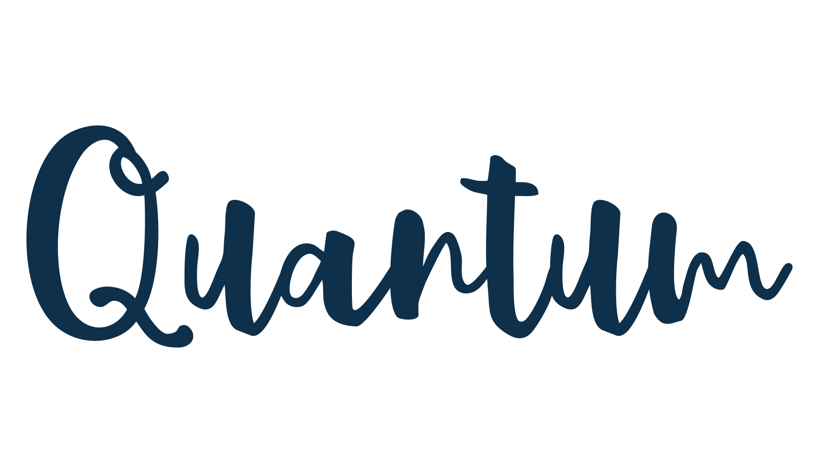 Quantum (quantum-5), script brush fancy decorative calligraphy font preview
