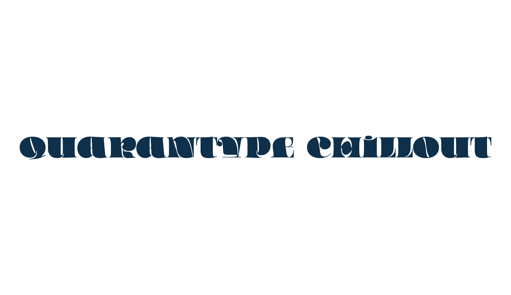 Quarantype Chillout, groovy font preview