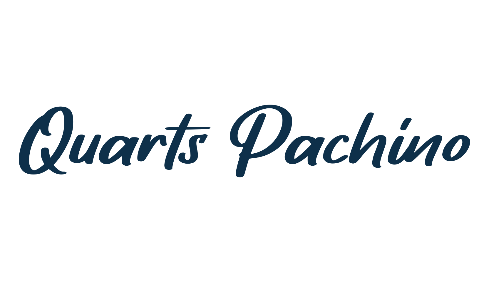 Quarts Pachino, handwriting font preview
