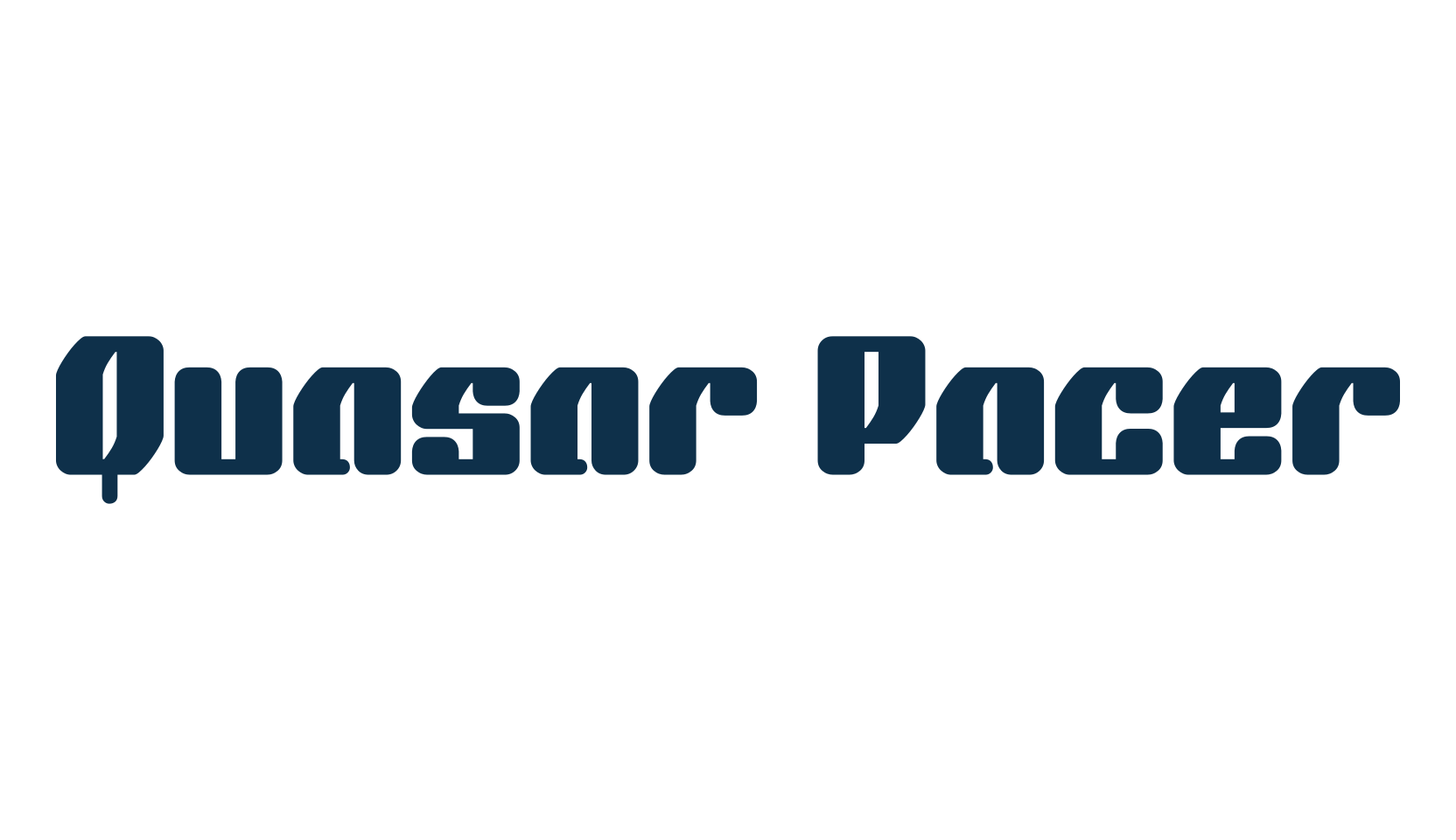 Quasar Pacer, techno sci-fi font preview