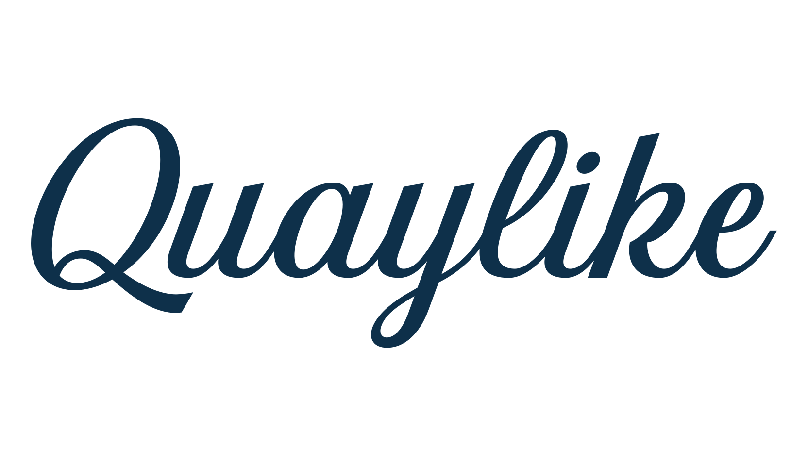 Quaylike, calligraphy font preview