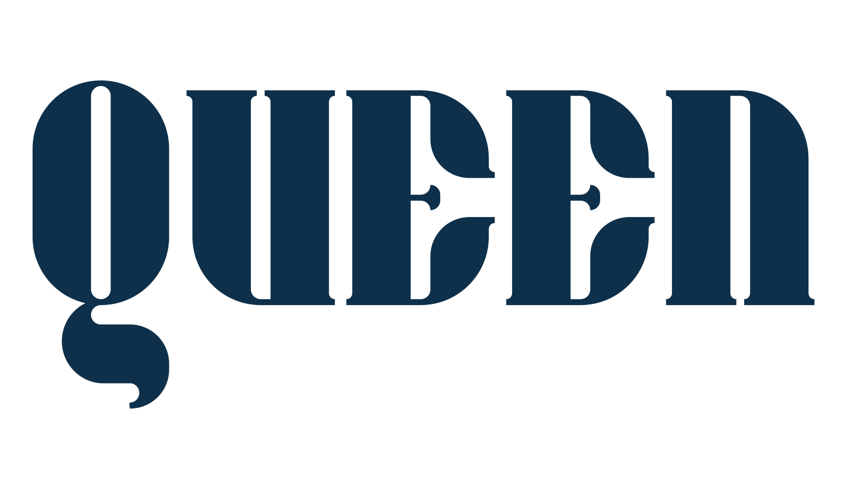 Queen, retro font preview