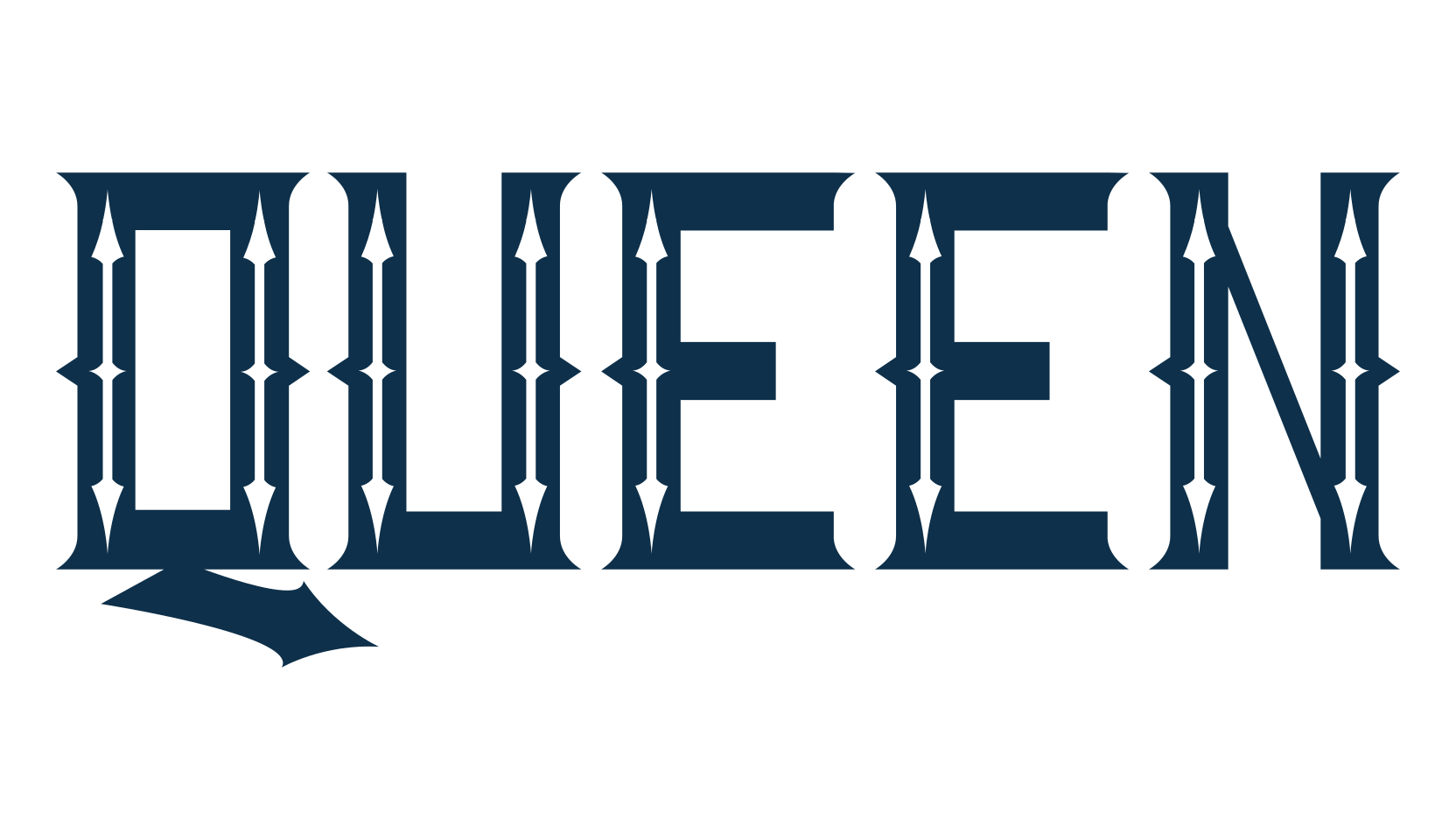 Queen (queen-4), modern font preview