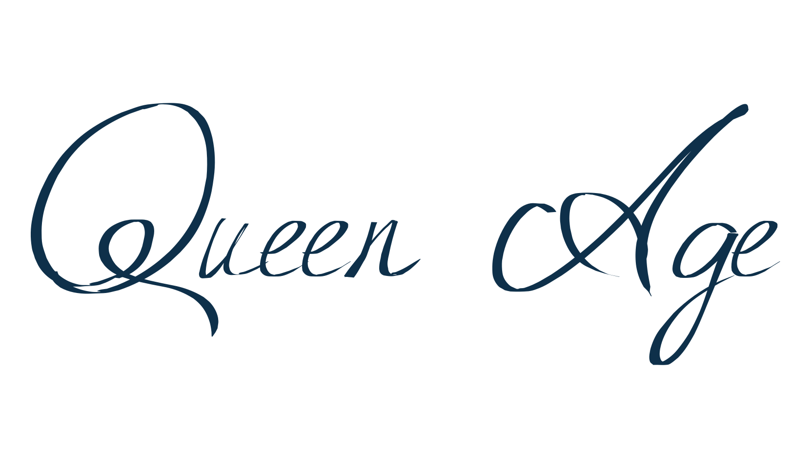 Queen Age, script calligraphy fancy decorative font preview