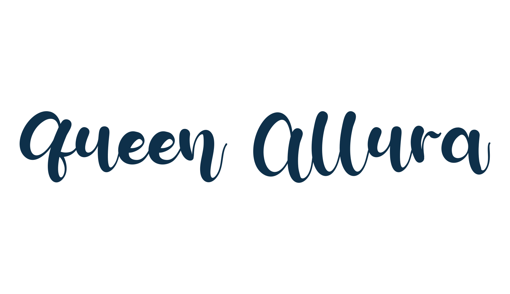 Queen Allura, fancy various decorative script calligraphy font preview