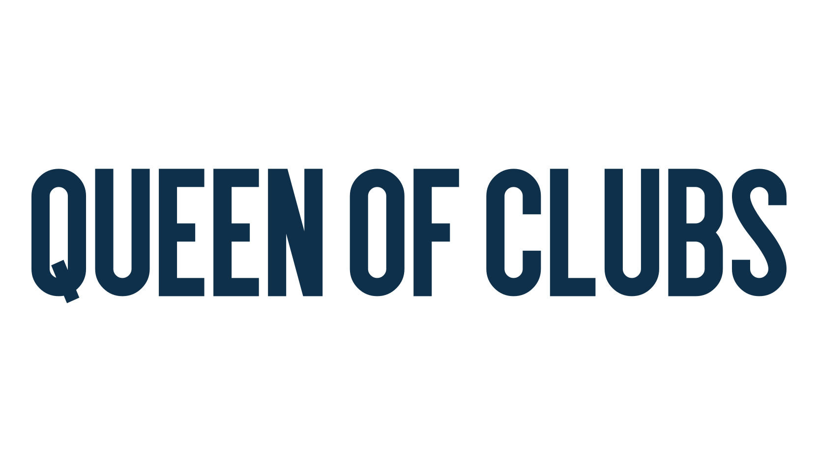 Queen of Clubs, sans serif font preview