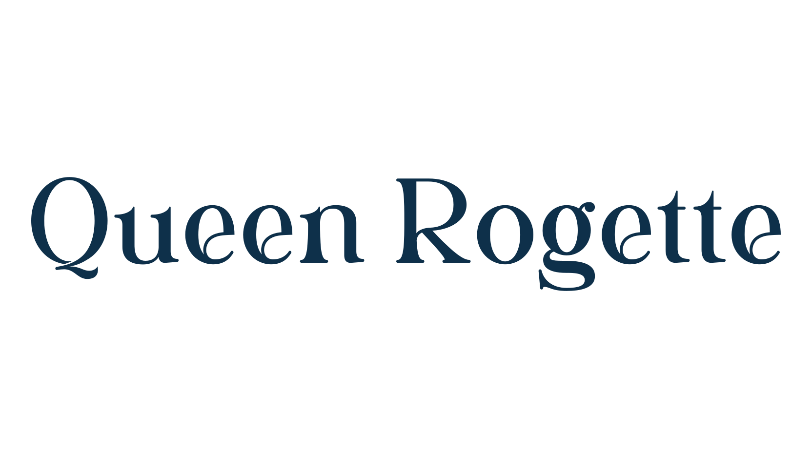 Queen Rogette, basic serif font preview