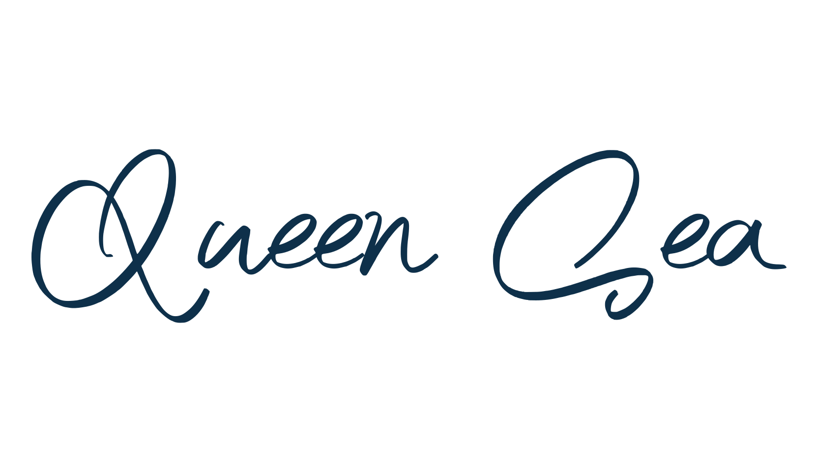 Queen Sea, script handwritten fancy decorative calligraphy font preview