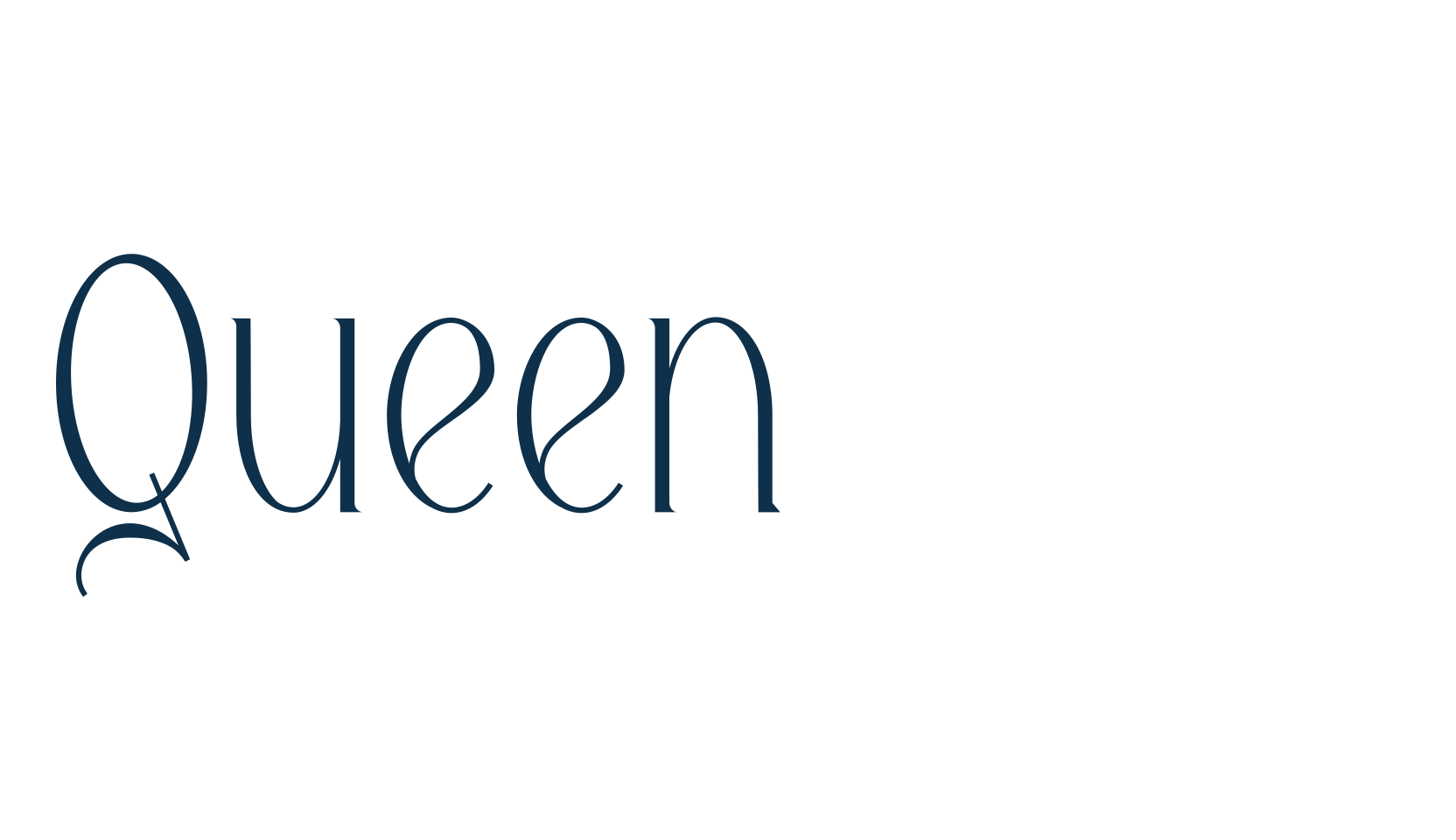 Queen Serif, serif font preview