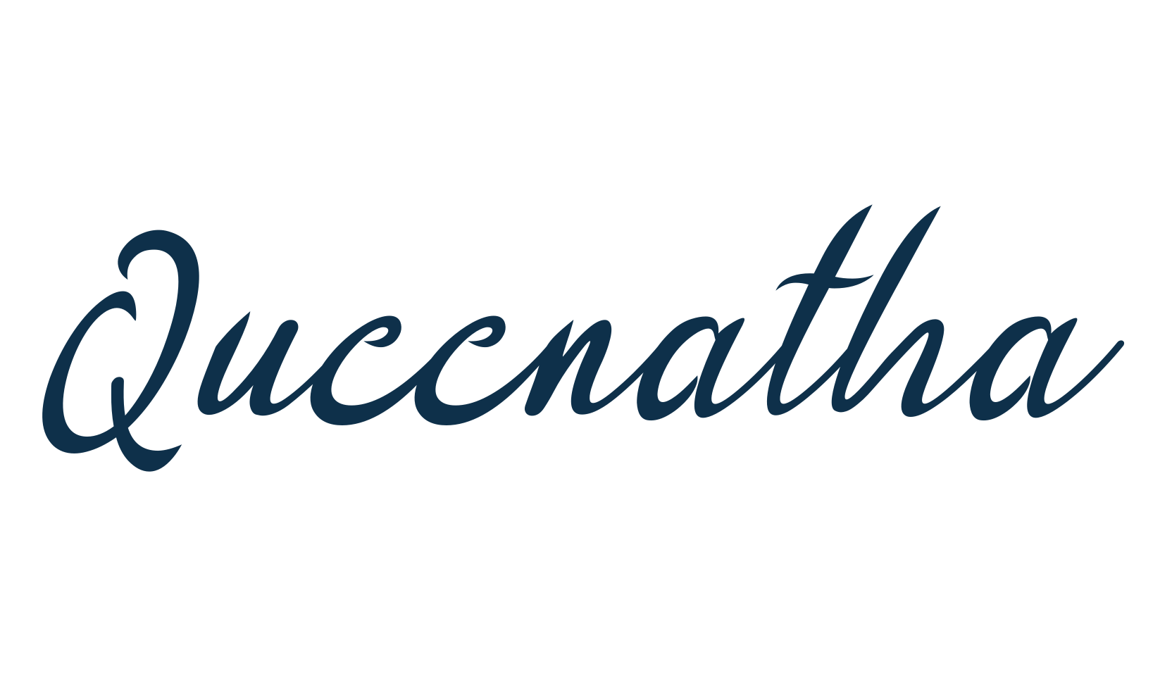 Queenatha, handwriting font preview