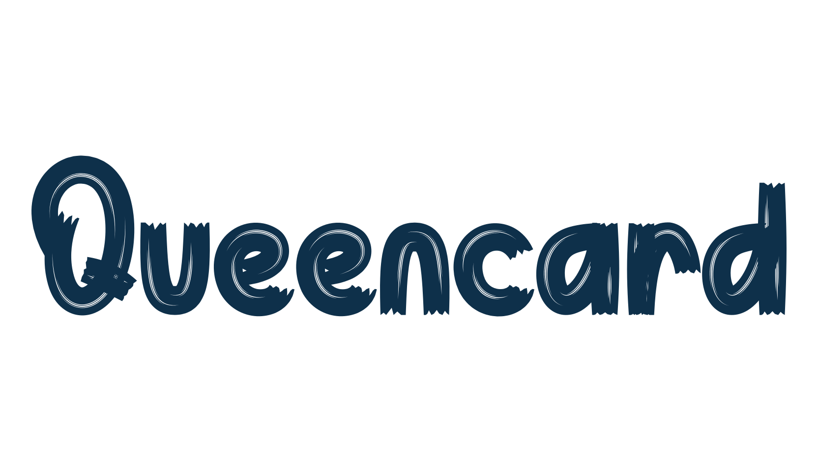 Queencard, script brush fancy decorative calligraphy font preview