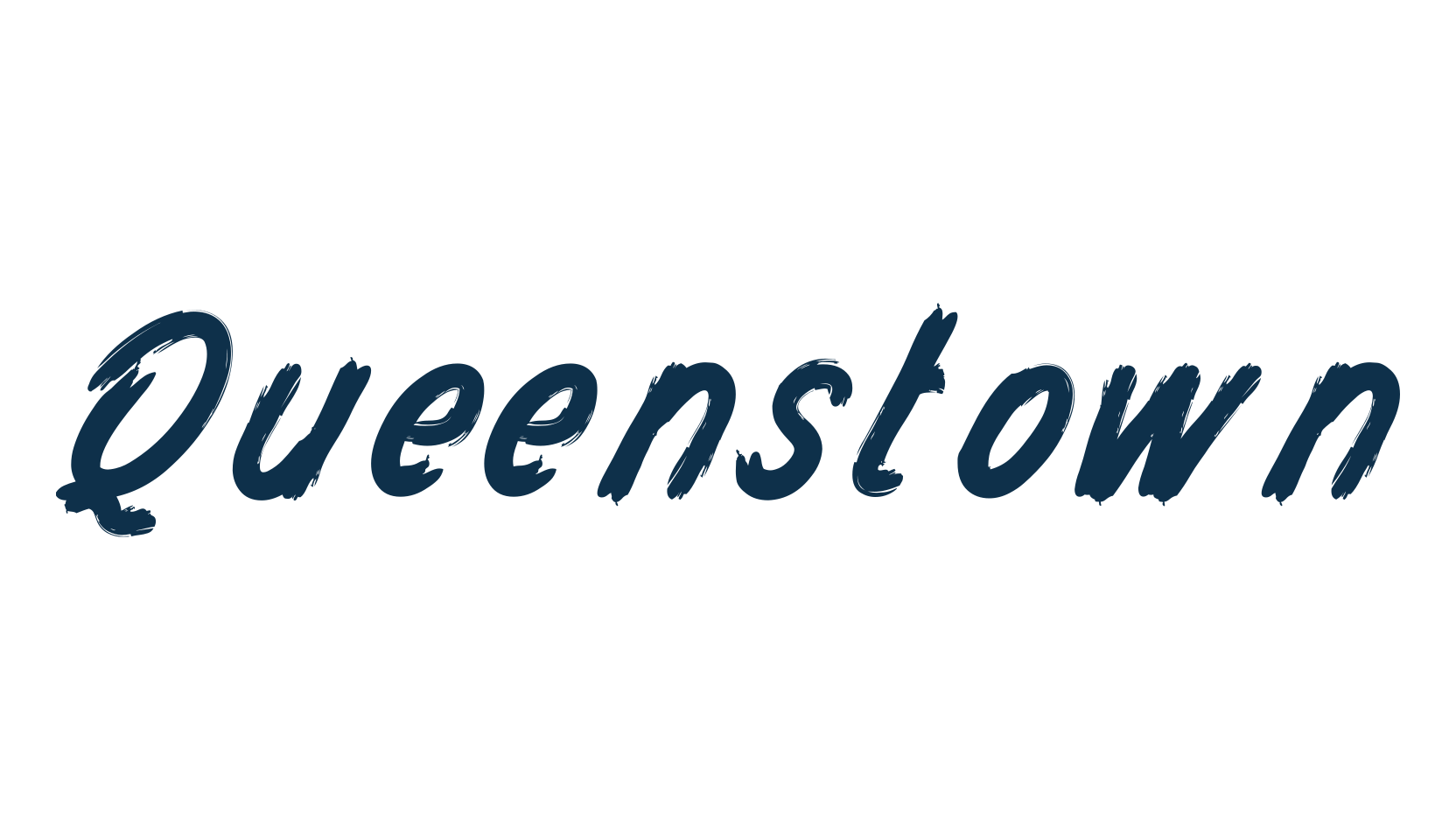 Queenstown, brush font preview