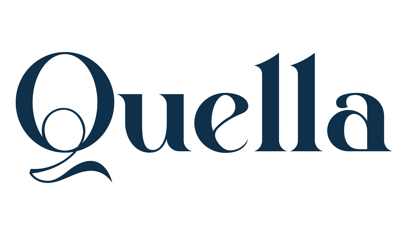 Quella, basic serif font preview