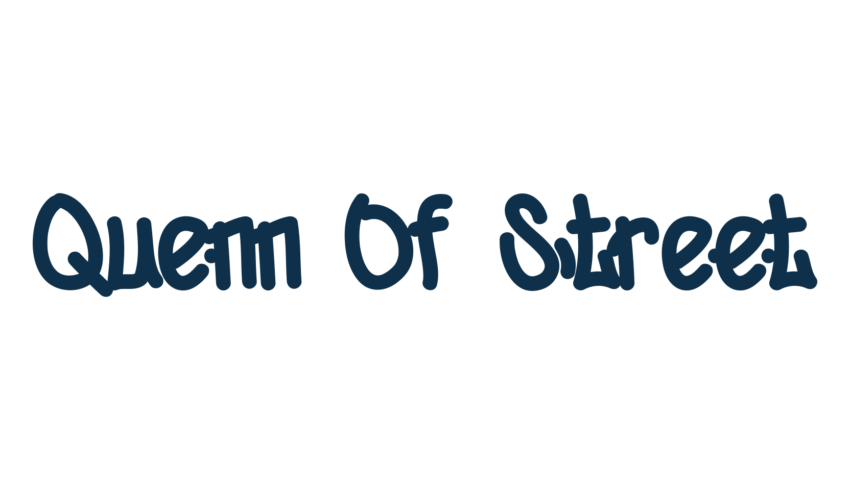 Quenn Of Street, graffiti font preview