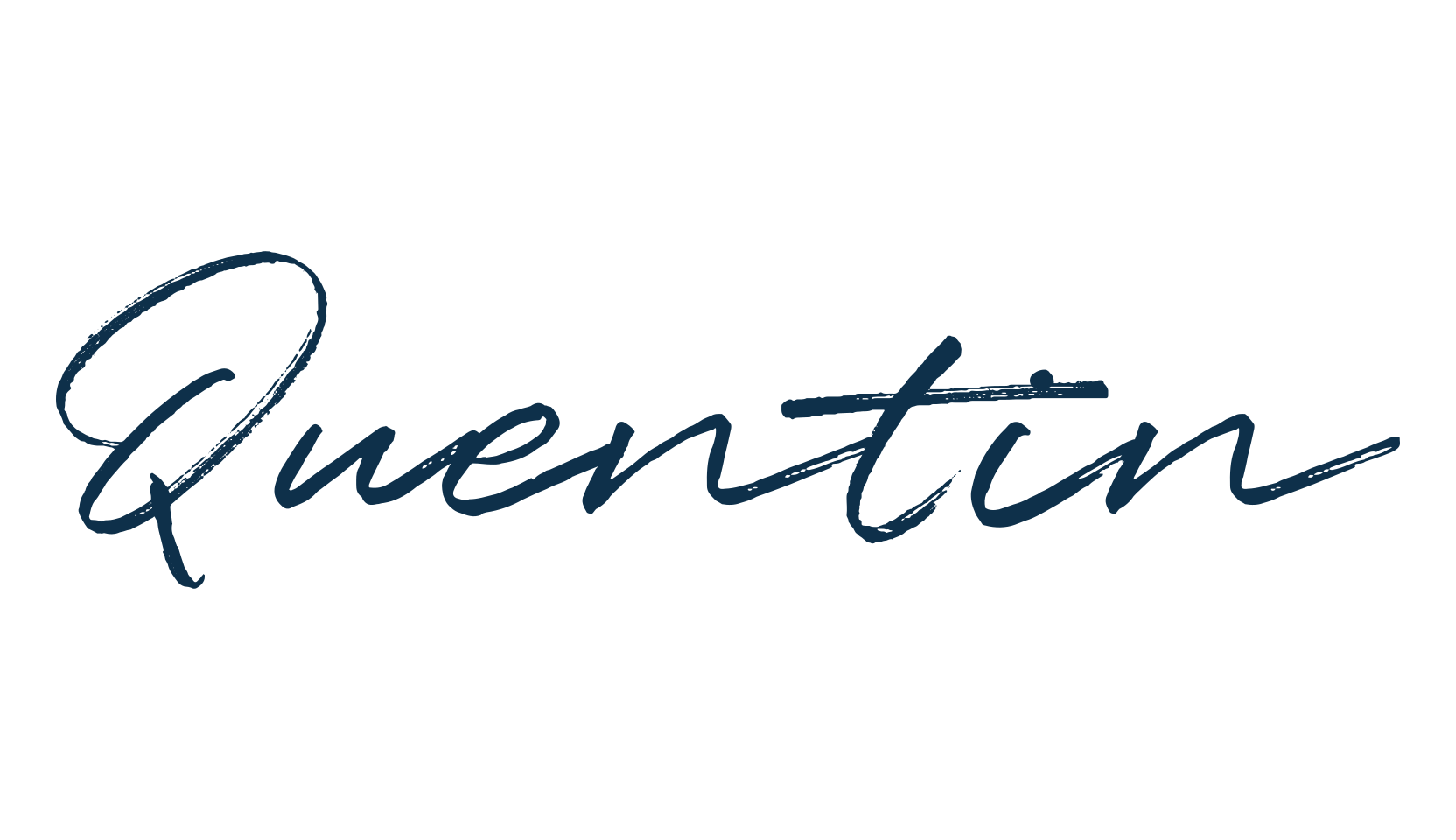 Quentin, handwriting font preview
