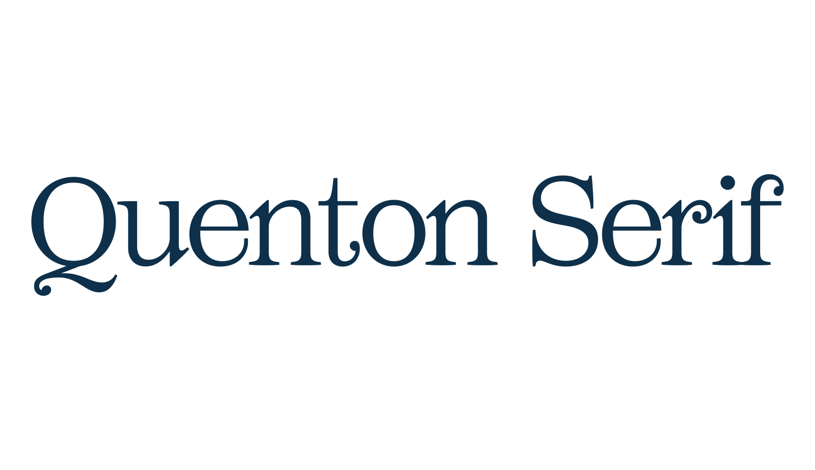 Quenton Serif, serif font preview