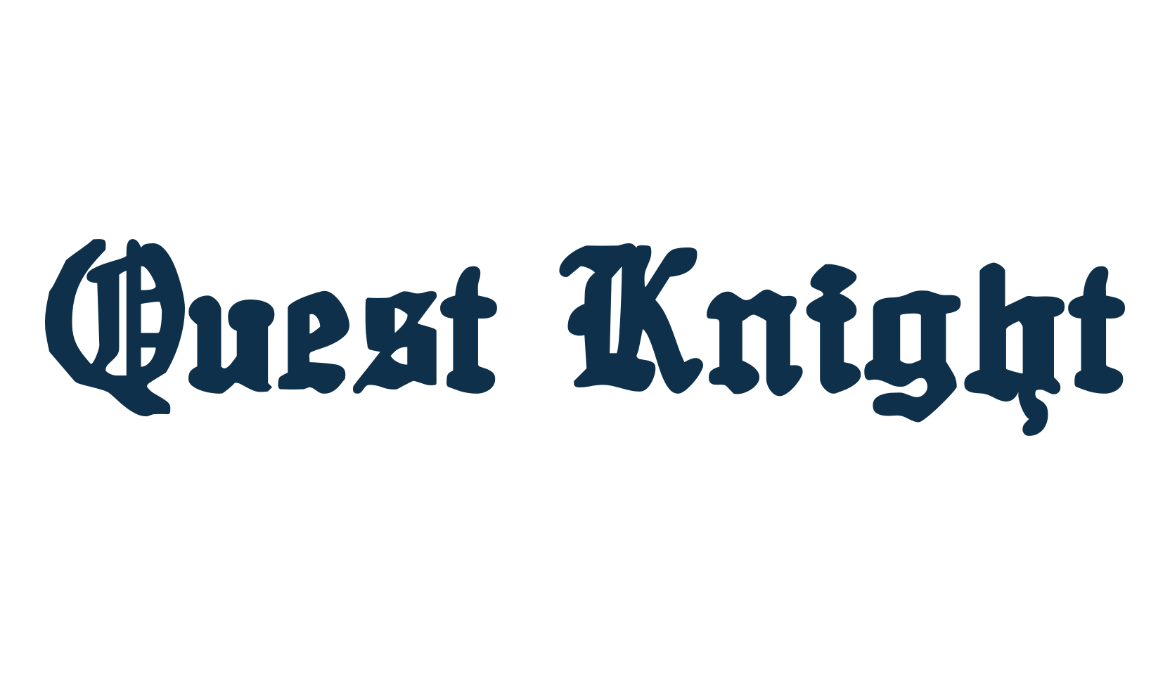 Quest Knight, fancy various gothic font preview
