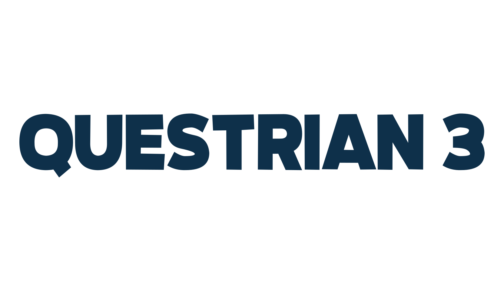 Questrian 3, basic sans serif font preview