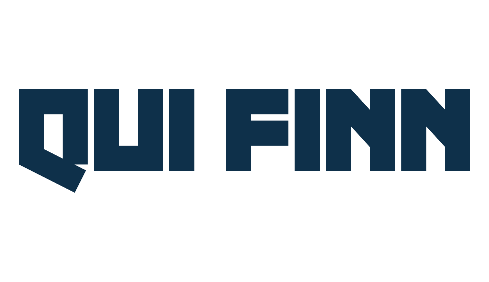 Qui Finn, gothic modern font preview