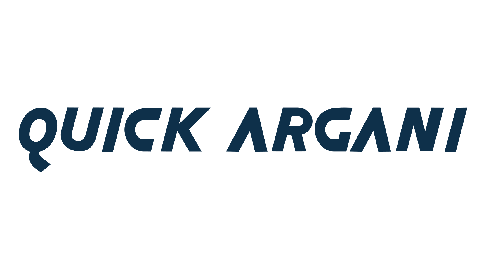 Quick Argani, techno sci-fi font preview