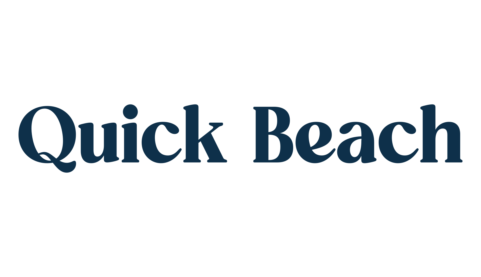 Quick Beach, basic serif font preview