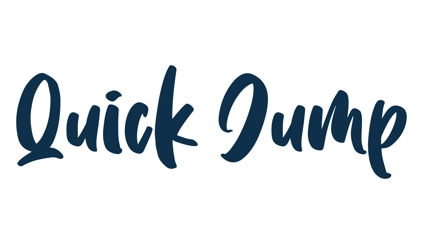 Quick Jump (quick-jump-2), brush font preview