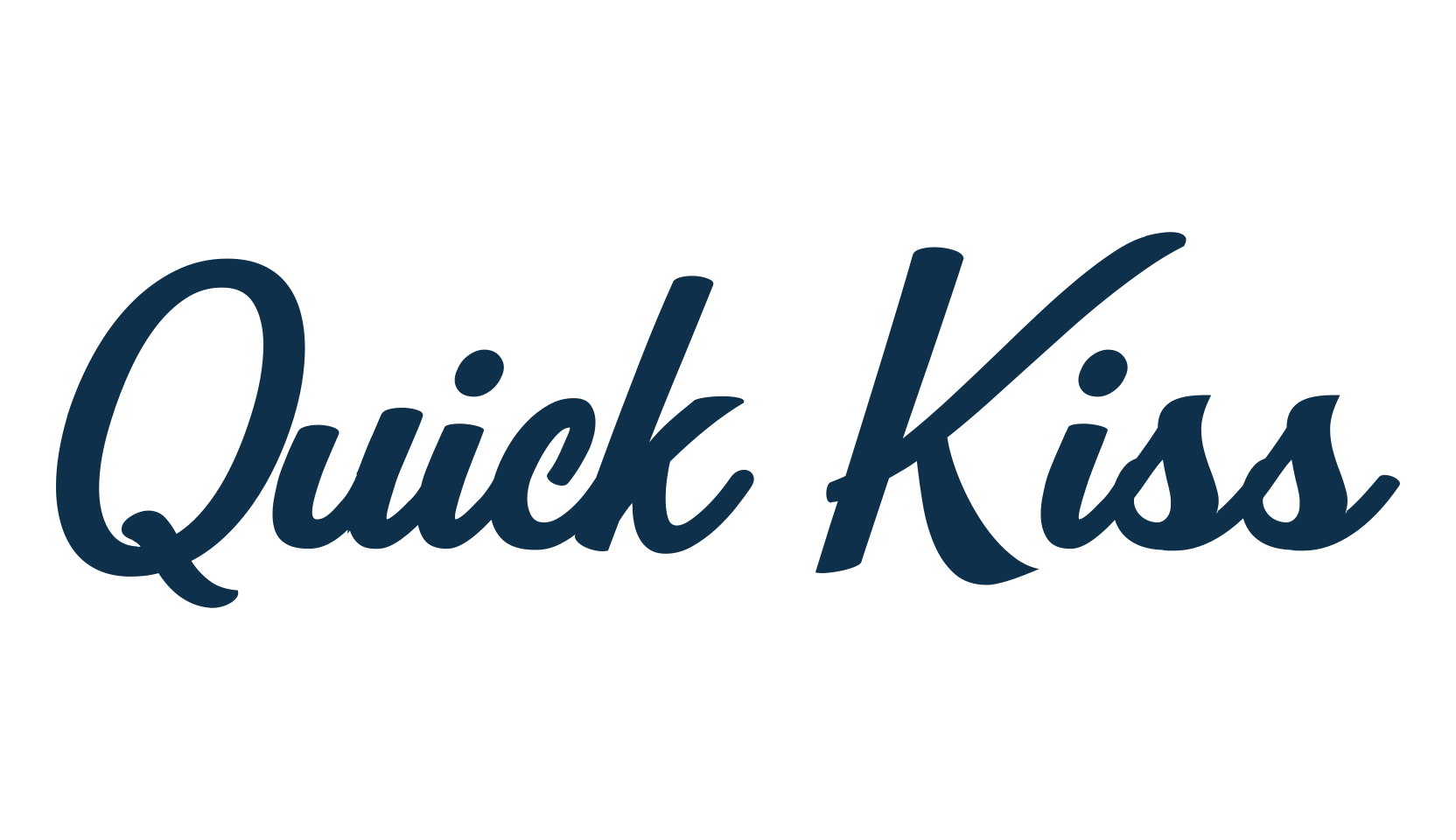 Quick Kiss, various font preview