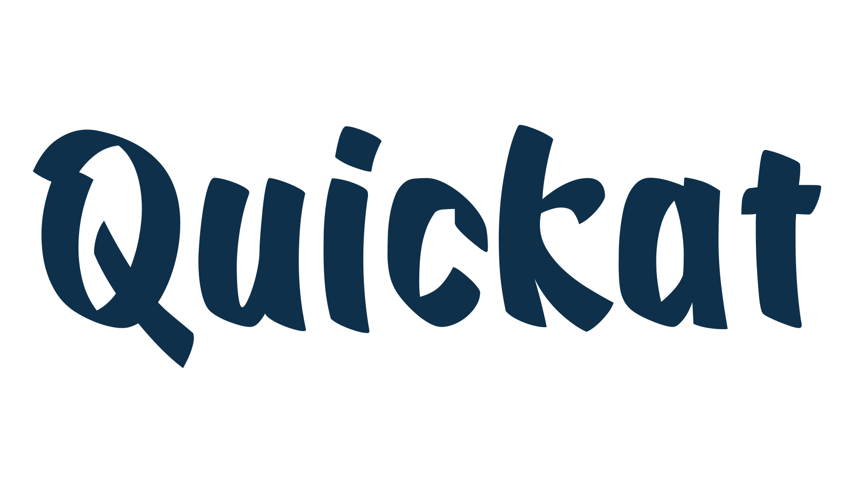 Quickat, brush font preview