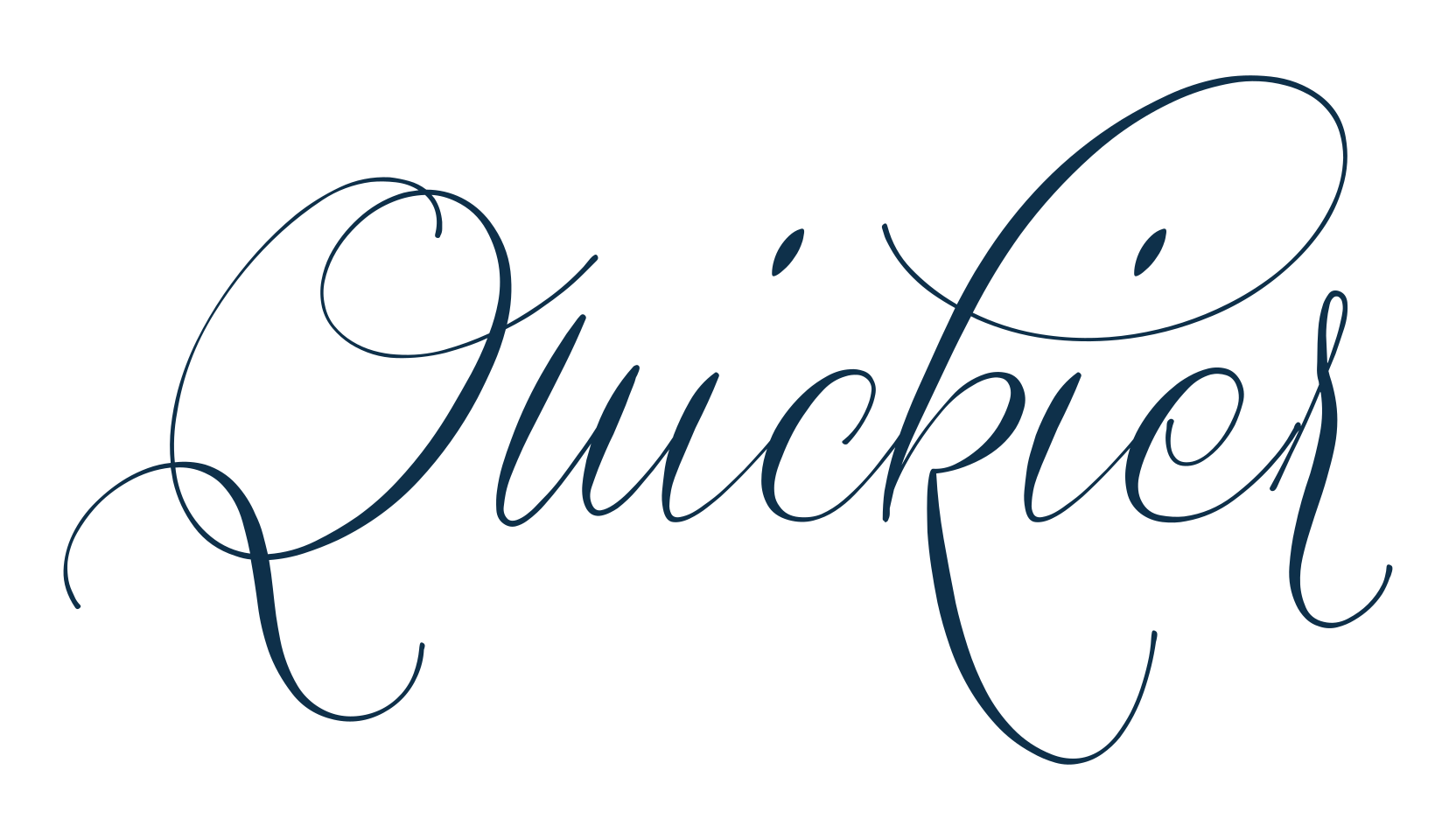 Quickier, script calligraphy fancy decorative font preview