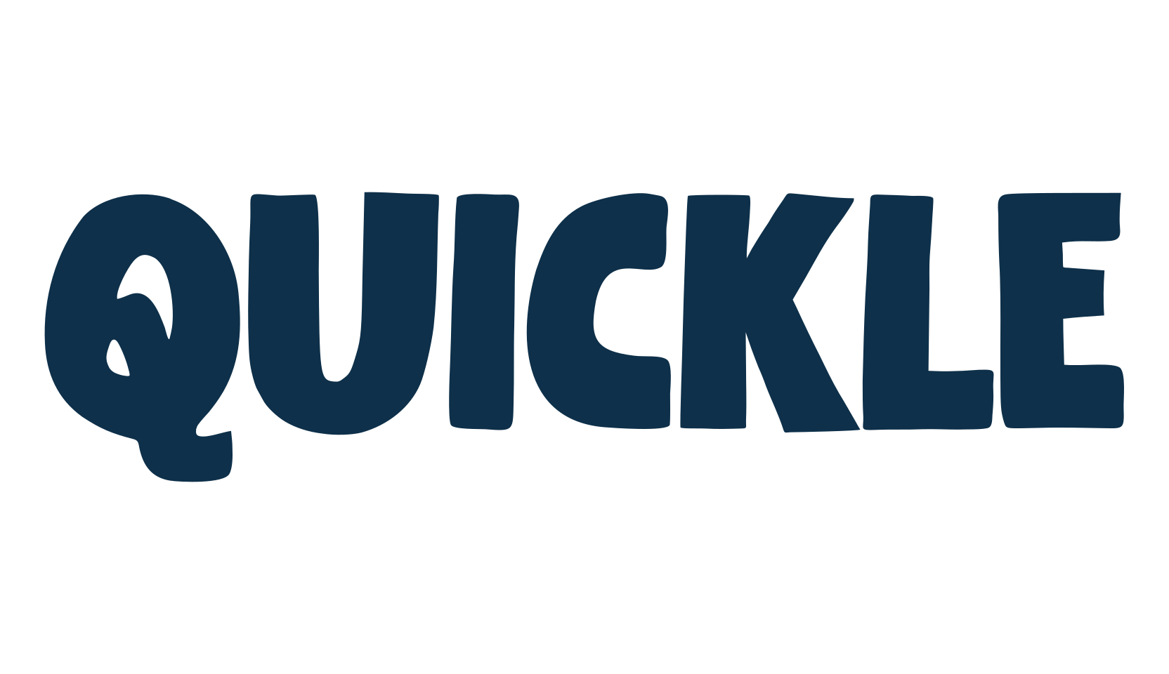 Quickle, cartoon font preview