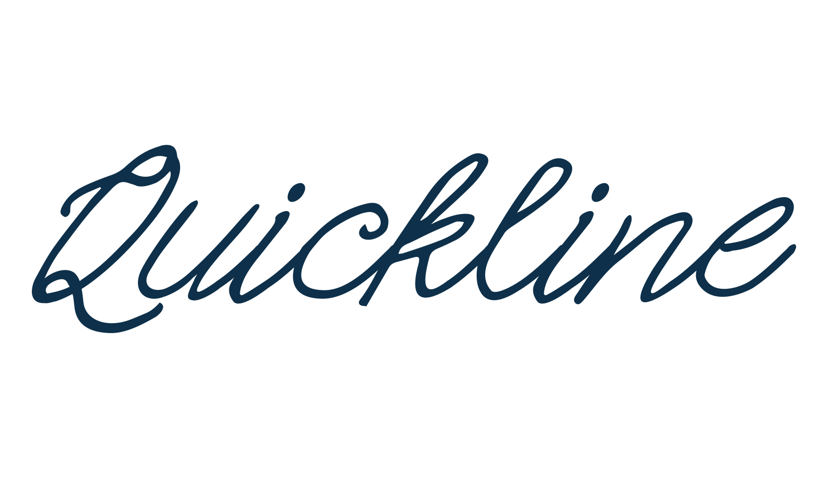 Quickline, handwriting font preview