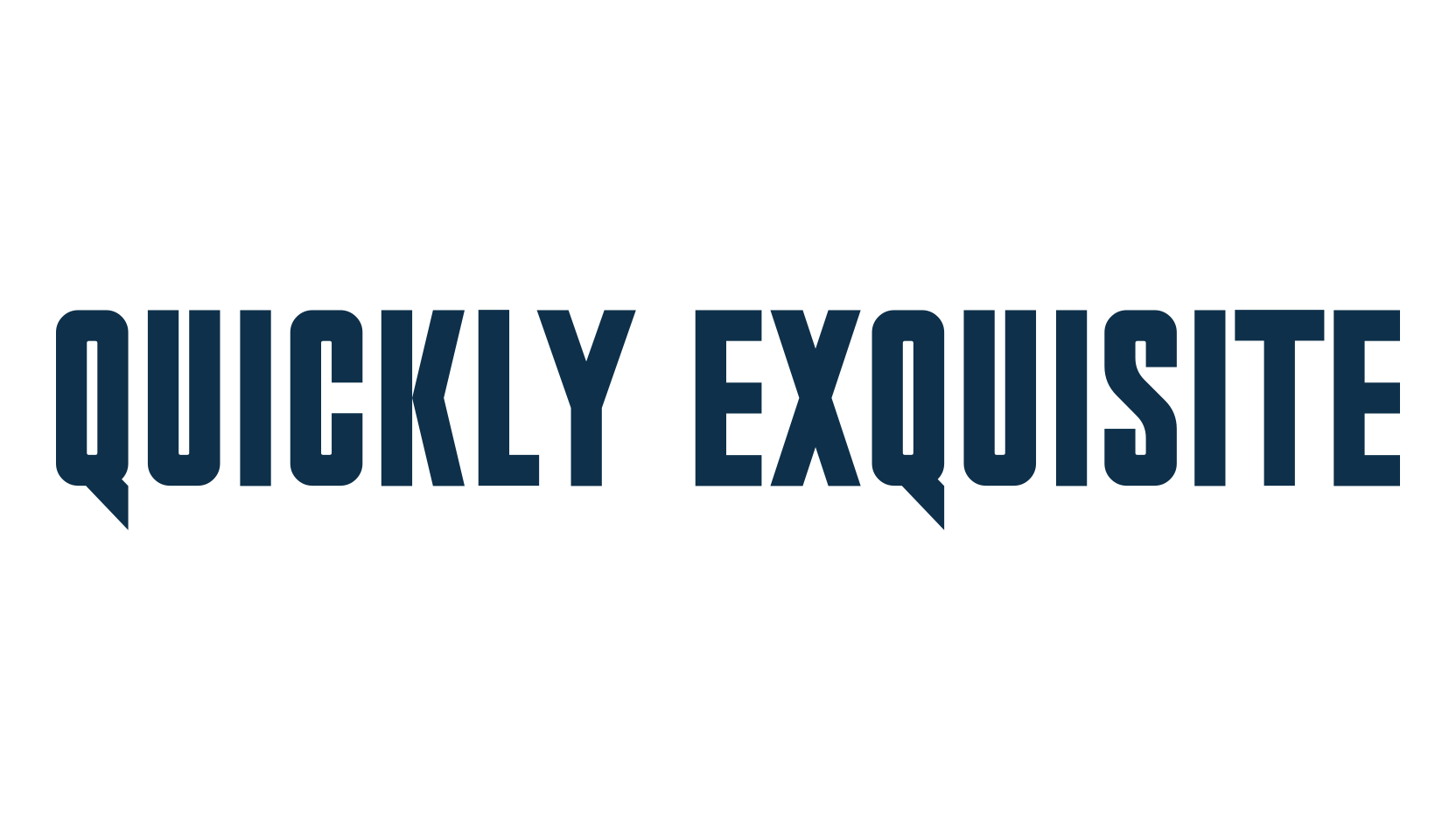 Quickly Exquisite, basic sans serif font preview