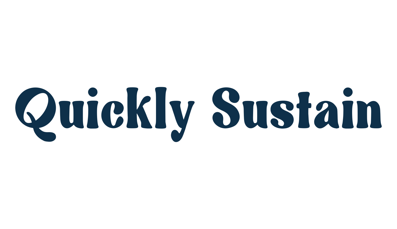 Quickly Sustain, fancy retro decorative font preview