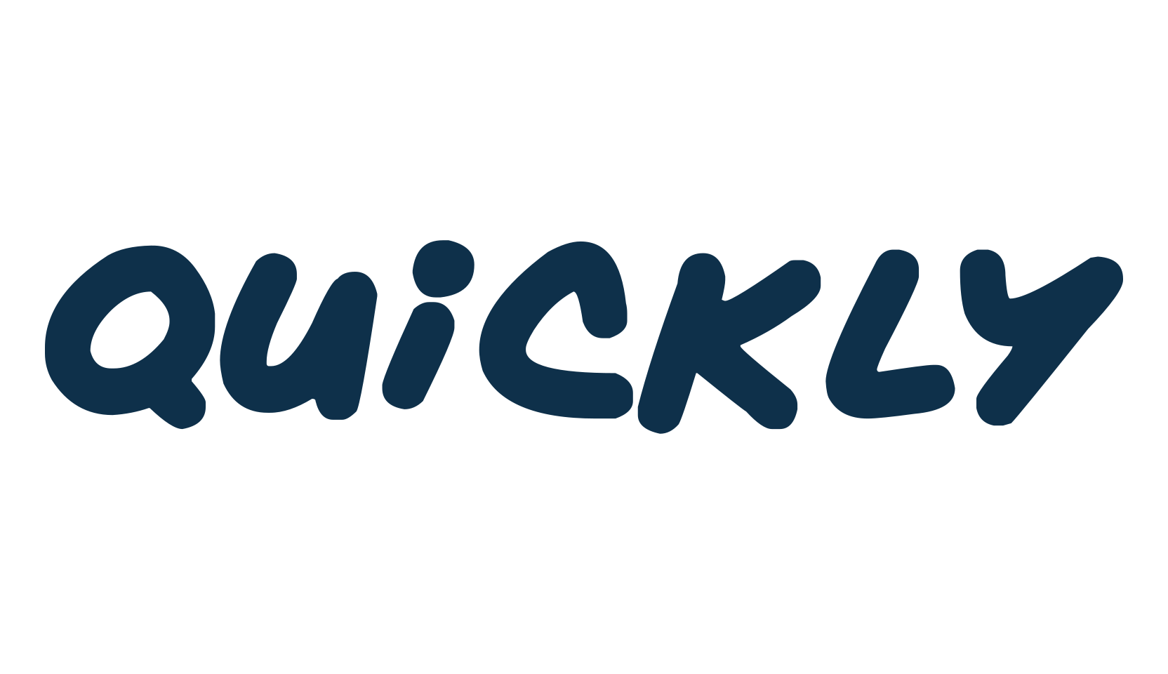 Quickly (quickly), handwriting font preview