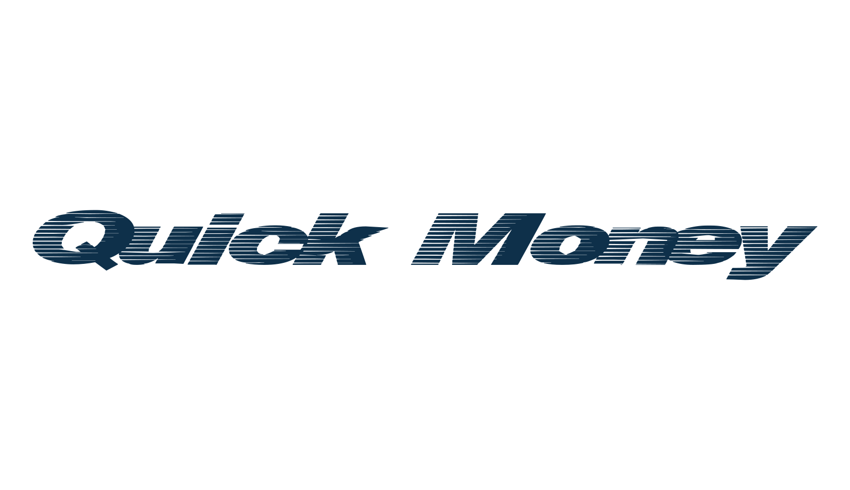 Quick Money, various font preview