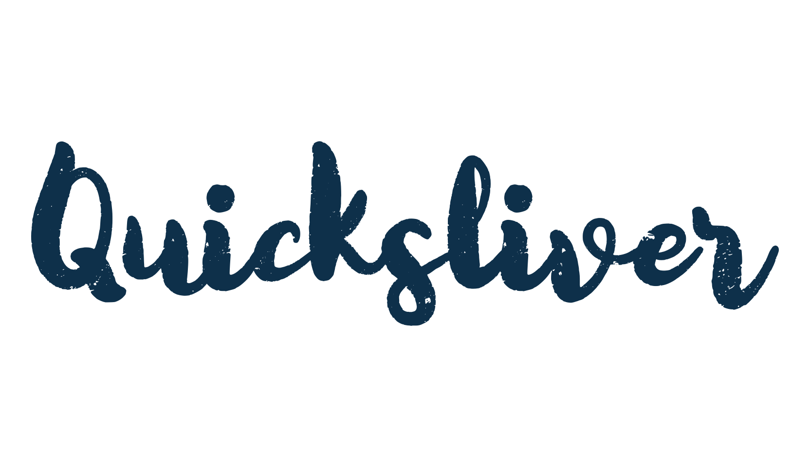 Quicksliver, script brush fancy decorative calligraphy font preview