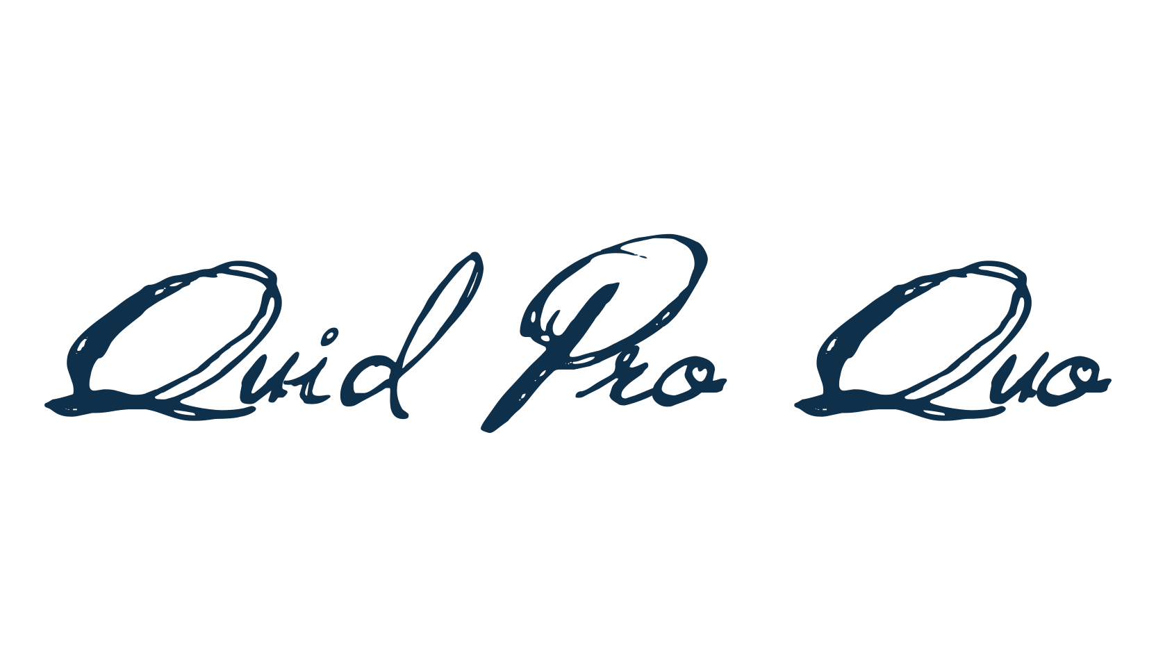 Quid Pro Quo, script calligraphy fancy decorative font preview