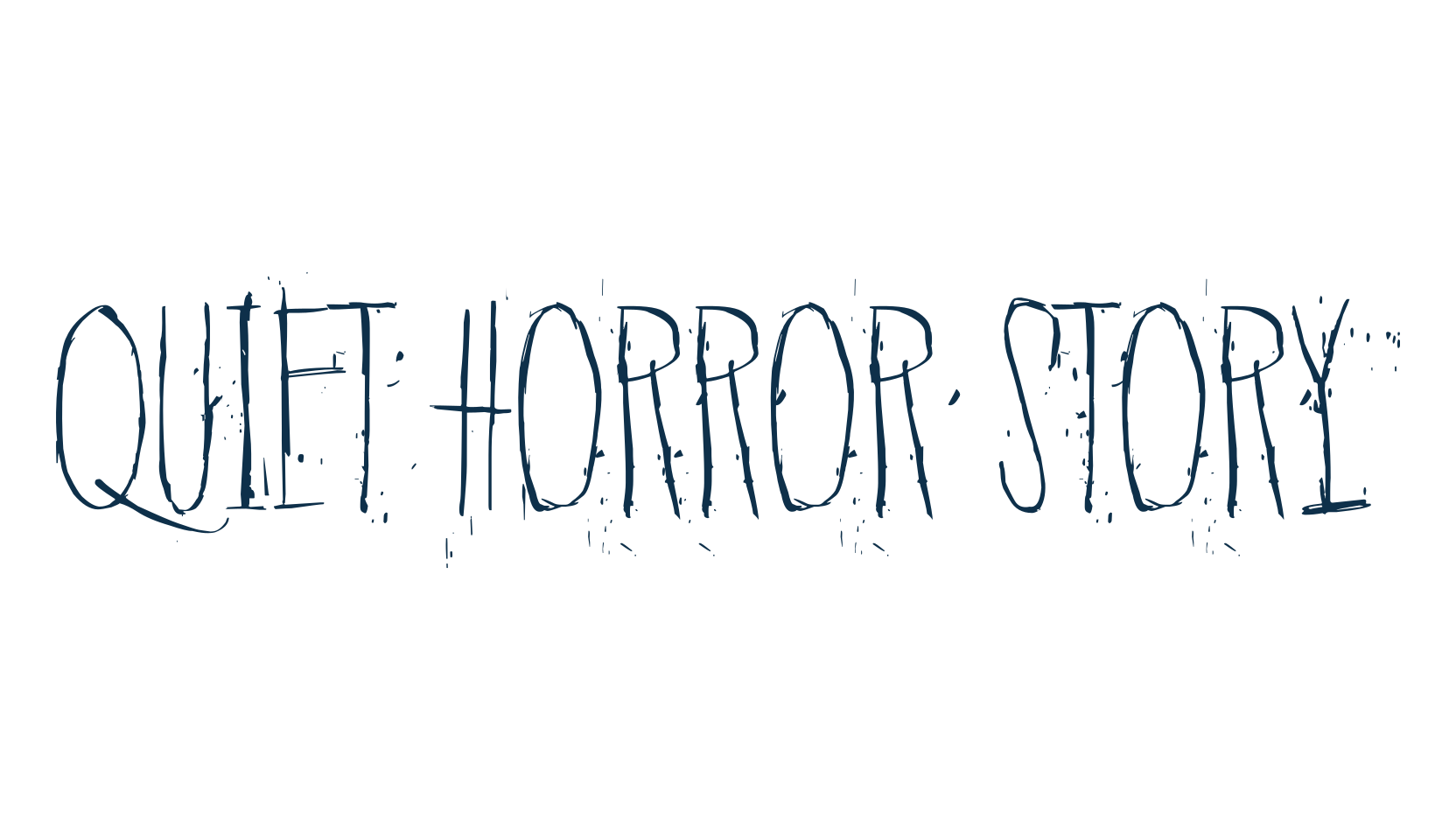 Quiet Horror Story, holiday halloween fancy decorative horror font preview