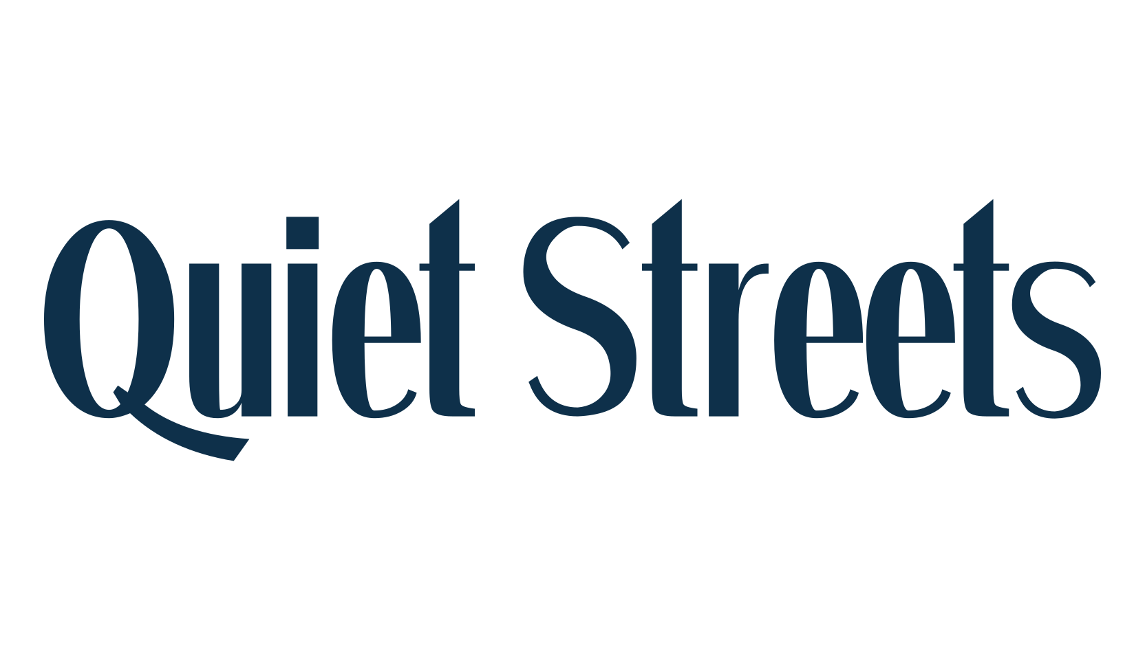 Quiet Streets, retro font preview