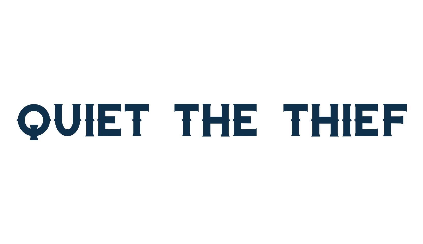 Quiet the Thief, gothic modern font preview