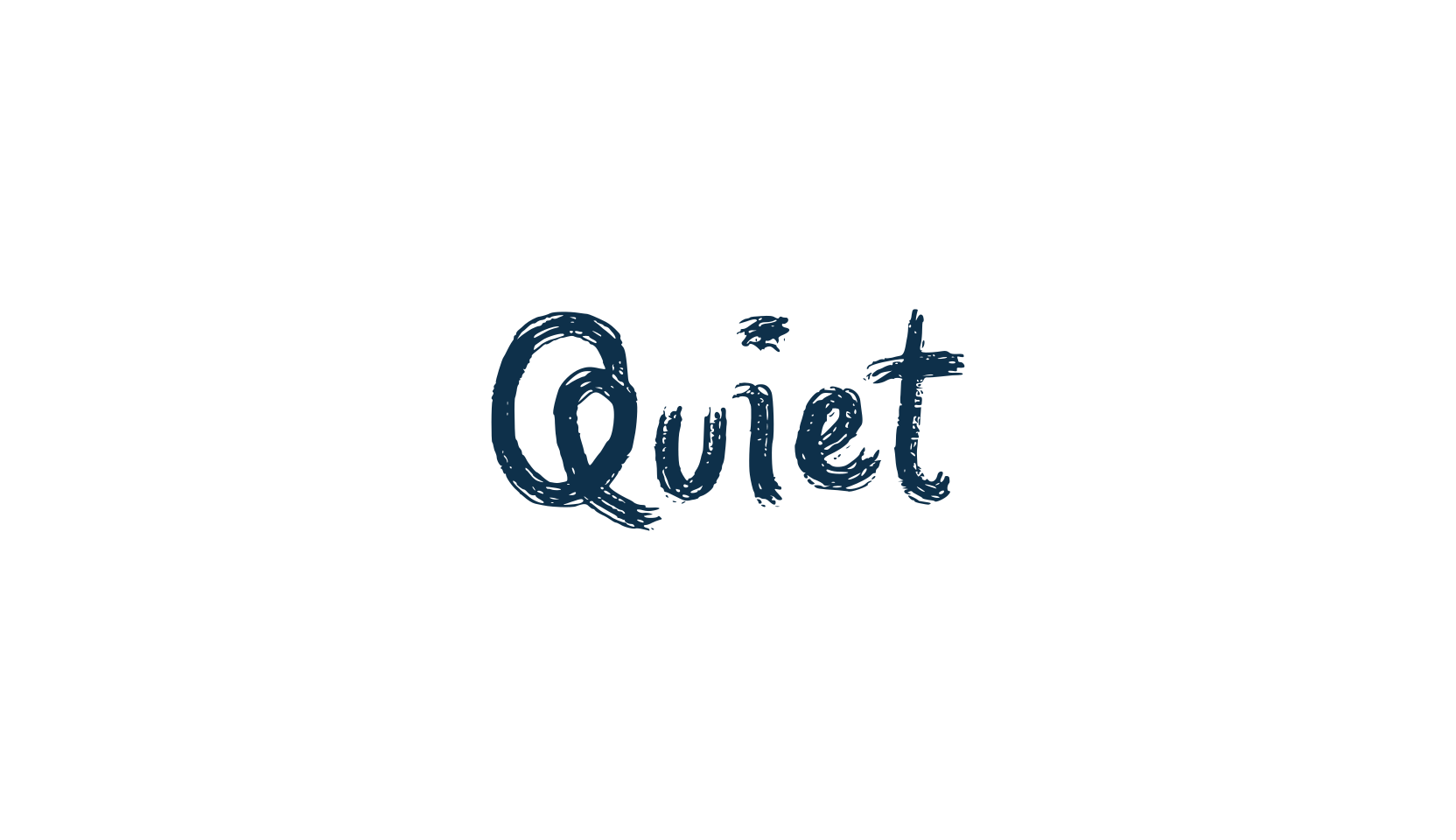 Quiet, script brush fancy decorative calligraphy font preview