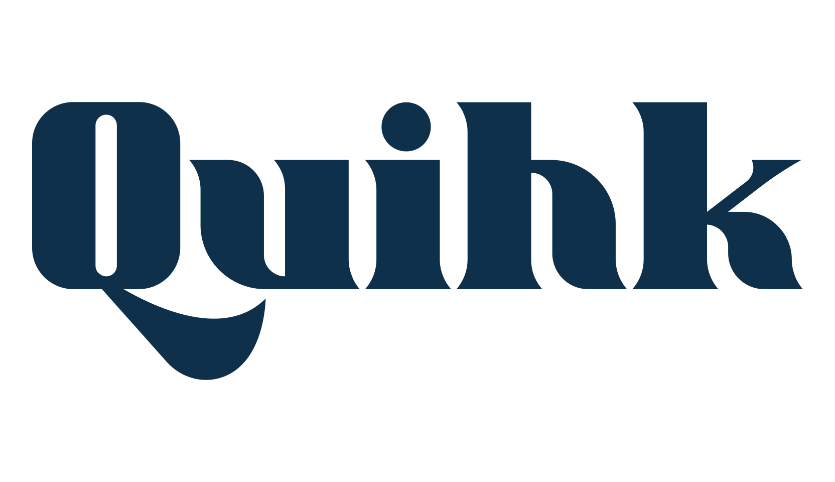 Quihk, retro font preview