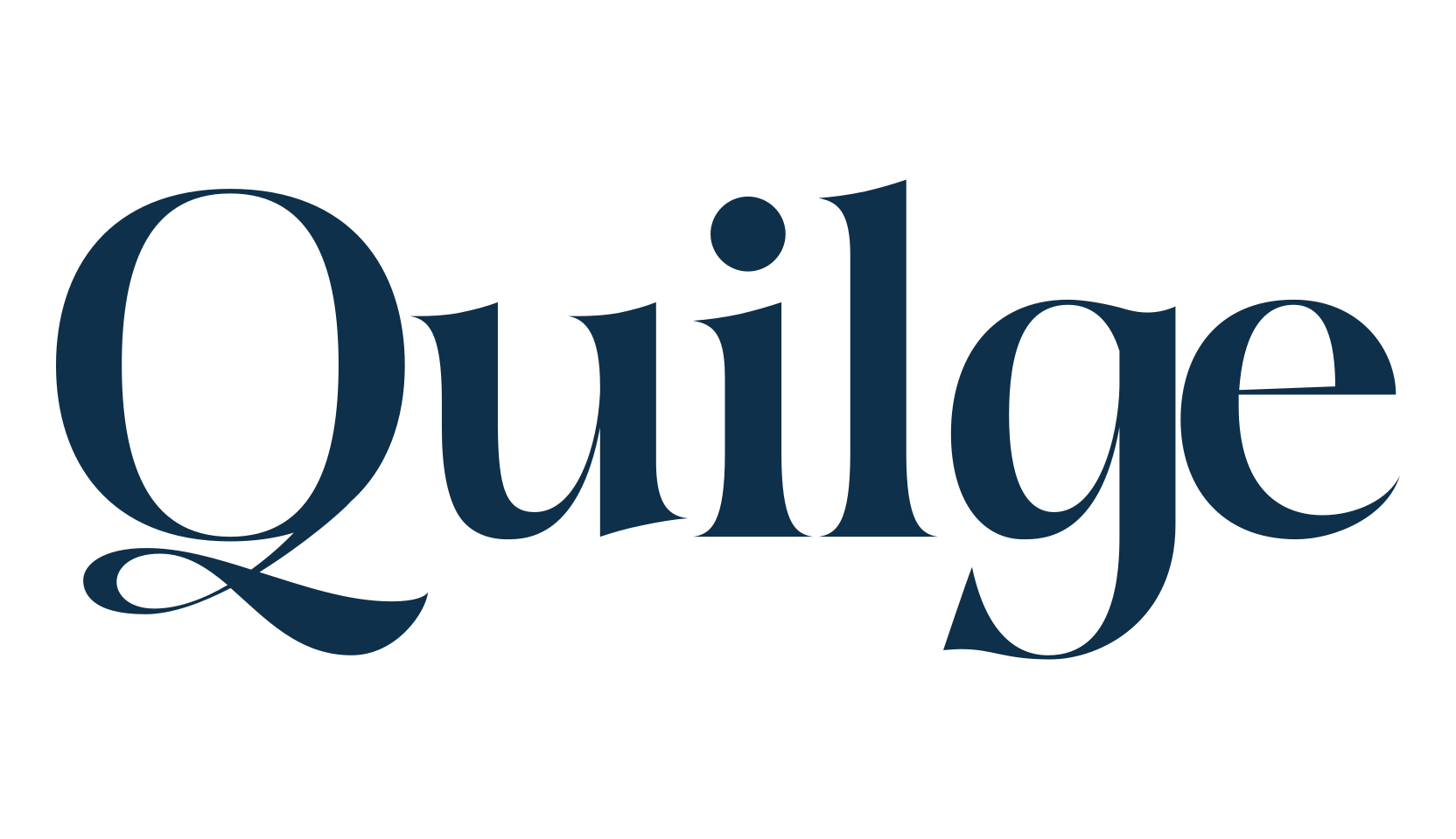 Quilge, serif font preview